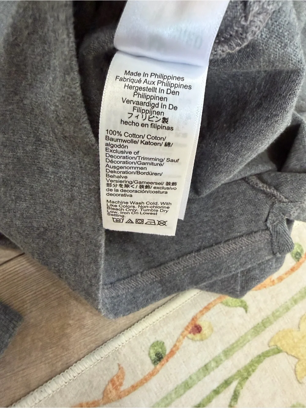 Crewcuts charcoal gray boys' quarter-zip pullover sweater Size small